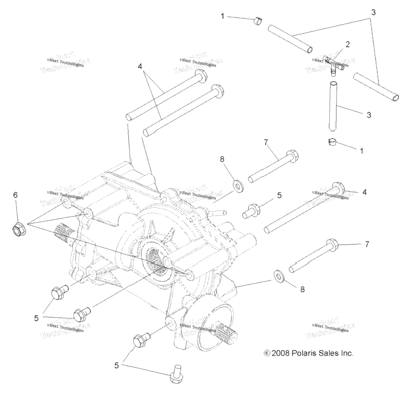 Drive Train, Mid Gearcase Mounting