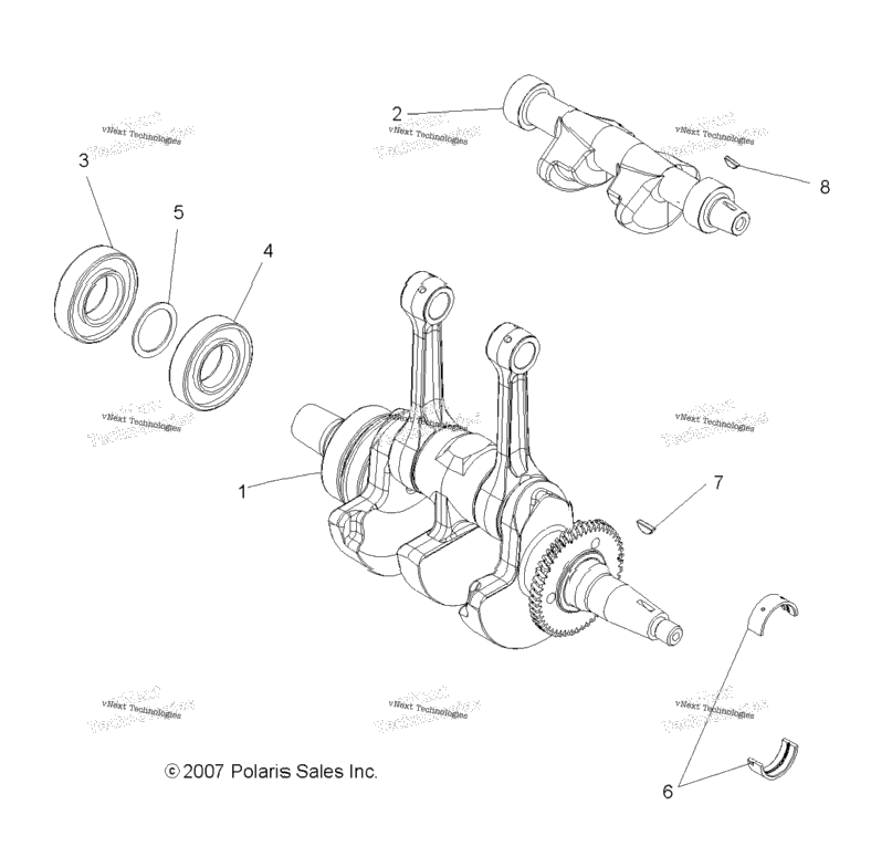 Engine, Crankshaft & Balance Shaft