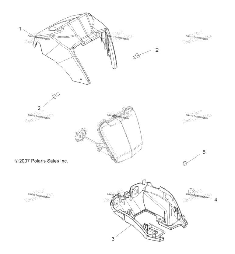 Body, Headlight Pod