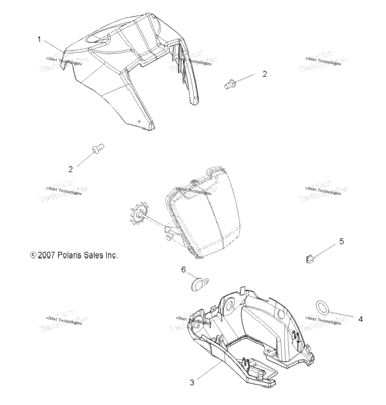 Body, Headlight Pod