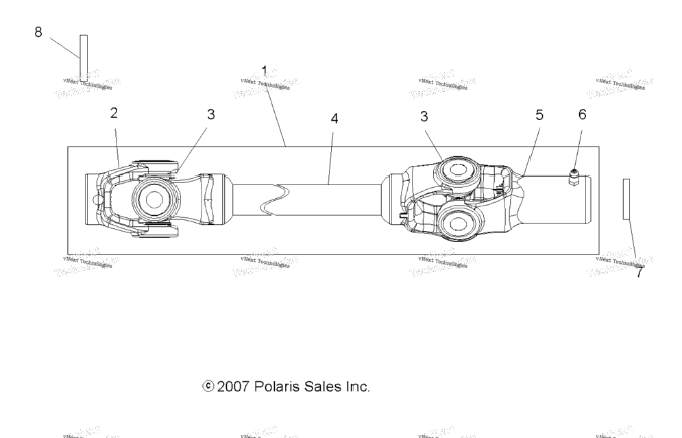 Drive Train, Front Prop Shaft