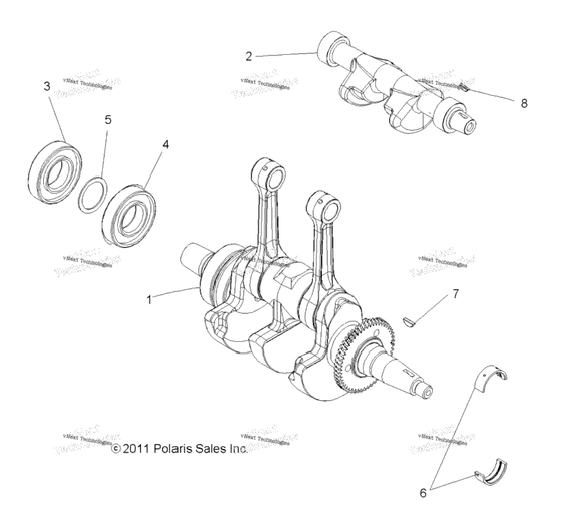 Engine, Crankshaft & Balance Shaft