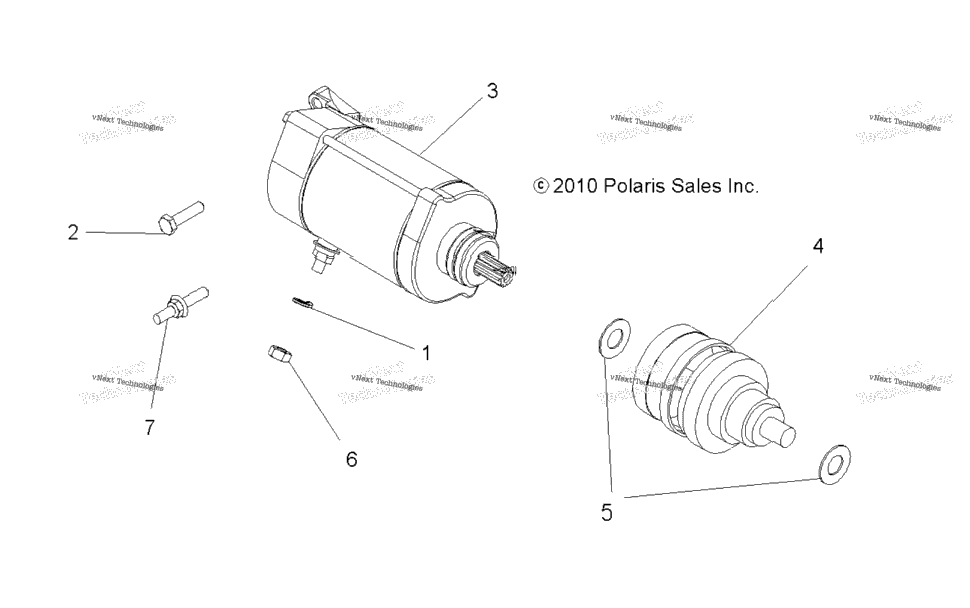 Engine, Starting Motor