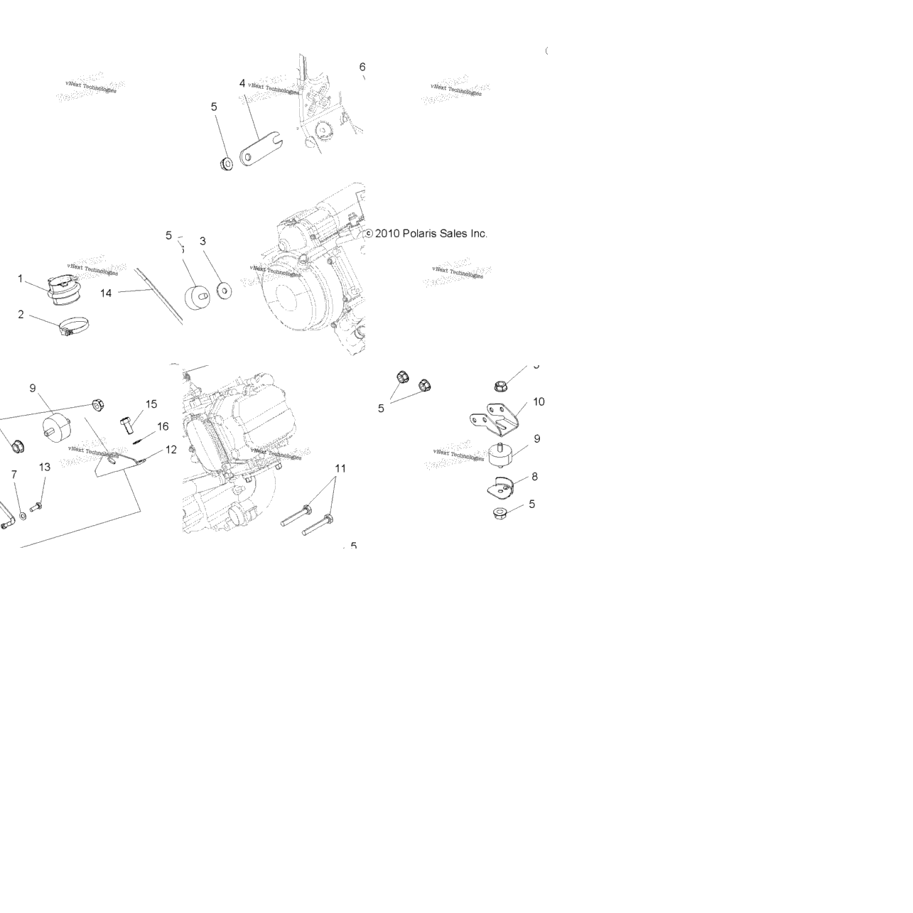 Engine, Mounting