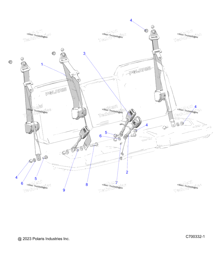 Body, Seat Belt And Mounting