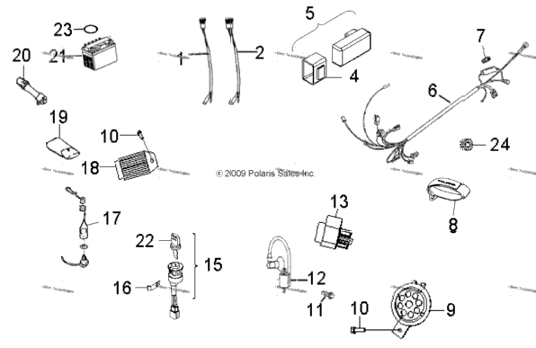 Electrical, Switches, Harness & Indicators