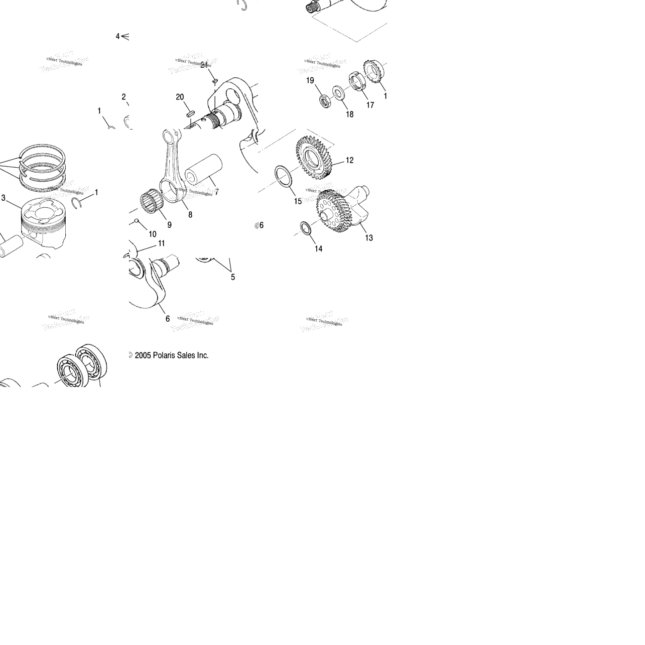Engine, Crankshaft & Piston