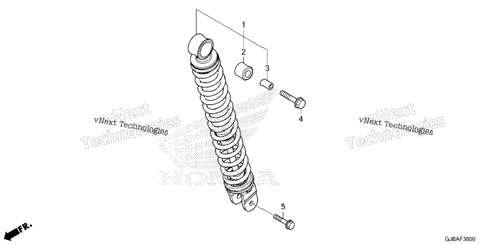 REAR SHOCK ABSORBER