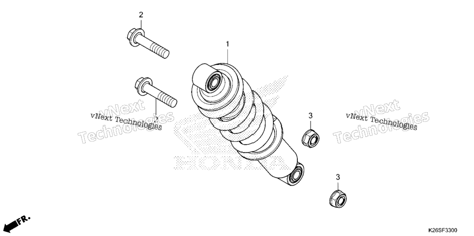 REAR SHOCK ABSORBER