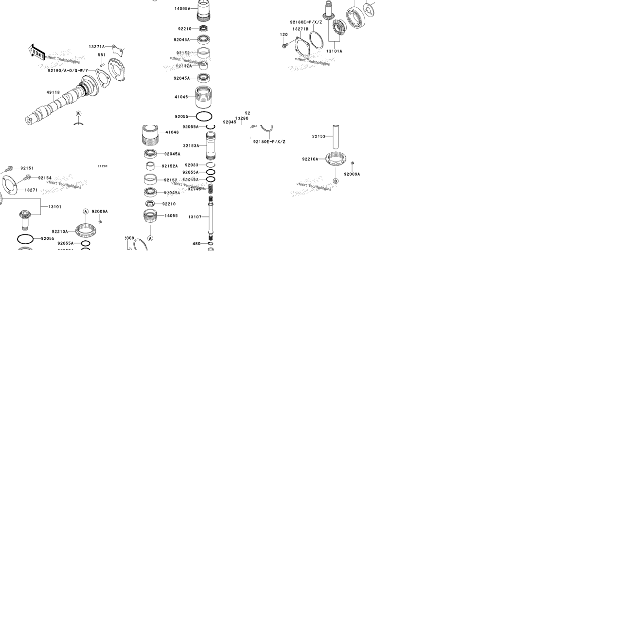 Camshaft(S)/Bevel Gear