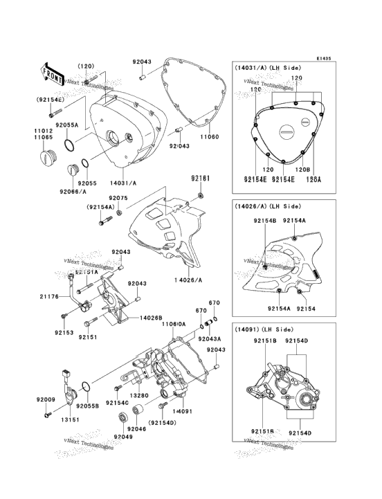 Left Engine Cover(S)