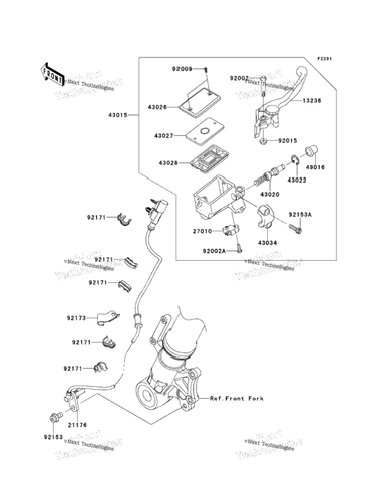 Front Master Cylinder