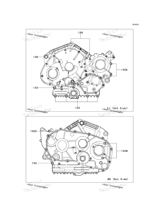 Crankcase Bolt Pattern