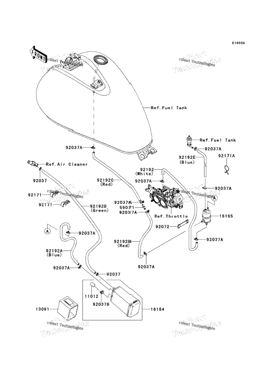 Fuel Evaporative System (Bcf-Bdfa)(Ca)