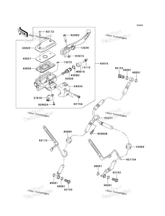 Front Master Cylinder