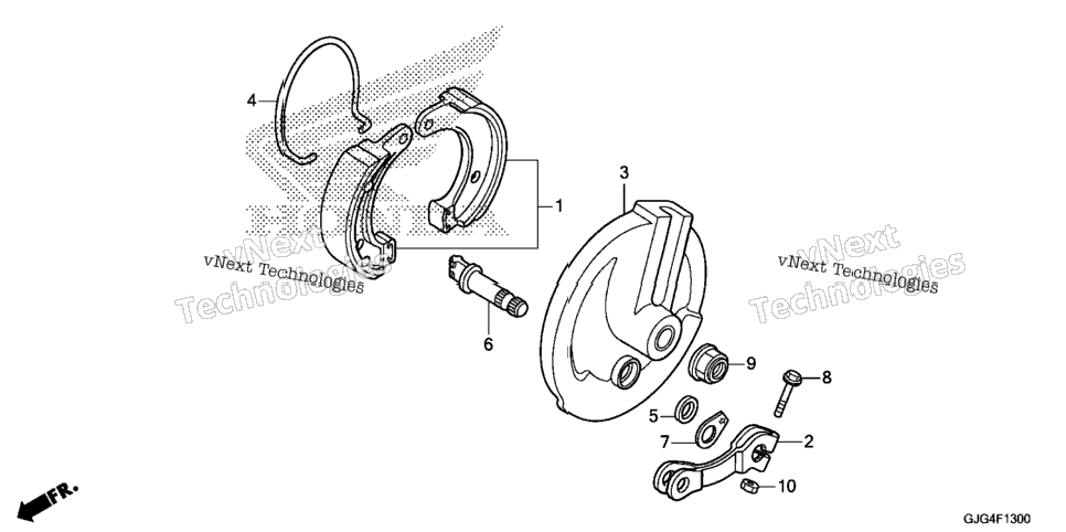 FRONT BRAKE PANEL
