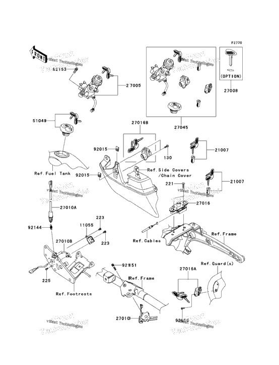 Ignition Switch/Locks/Reflectors