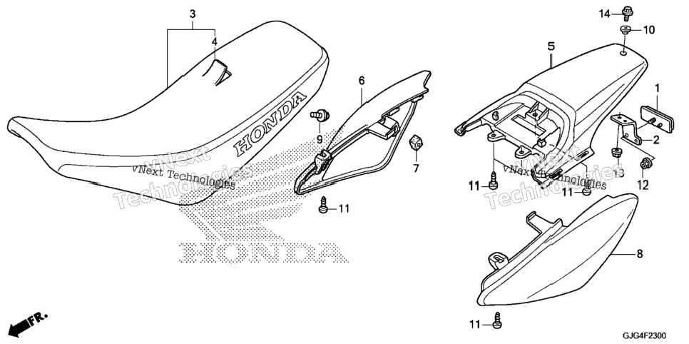 SEAT / REAR FENDER