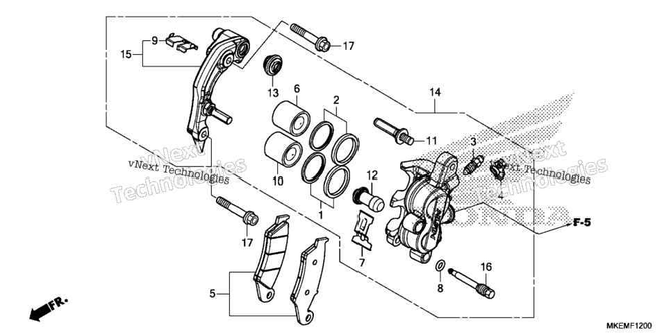 FRONT BRAKE CALIPER