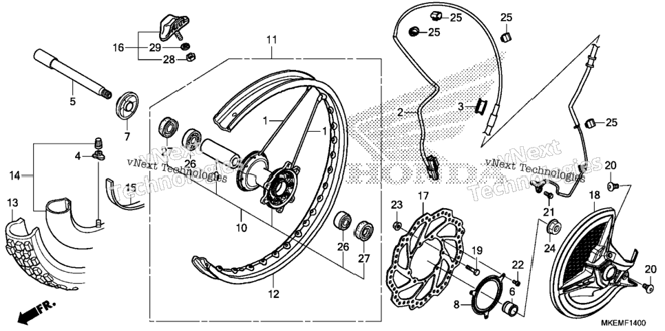FRONT WHEEL