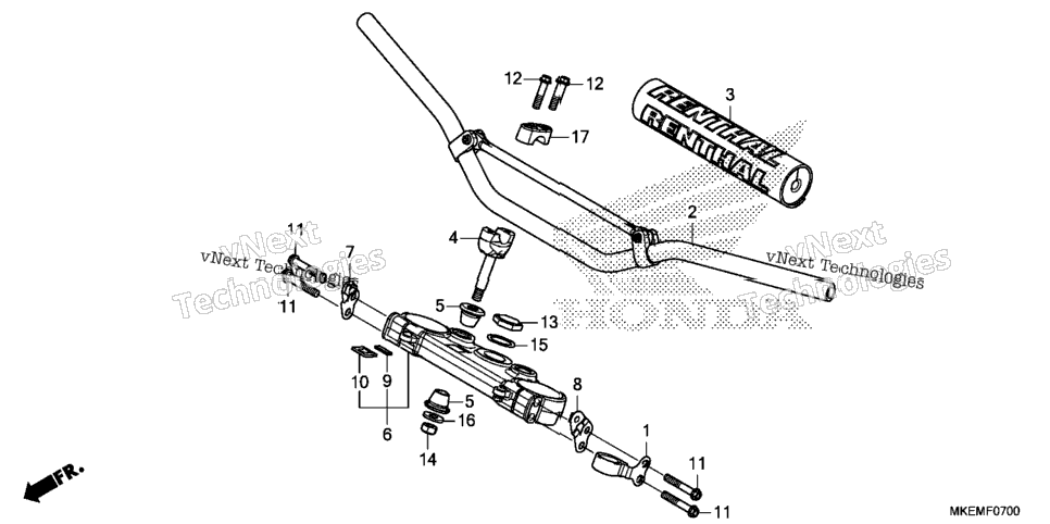 HANDLEBAR / TOP BRIDGE