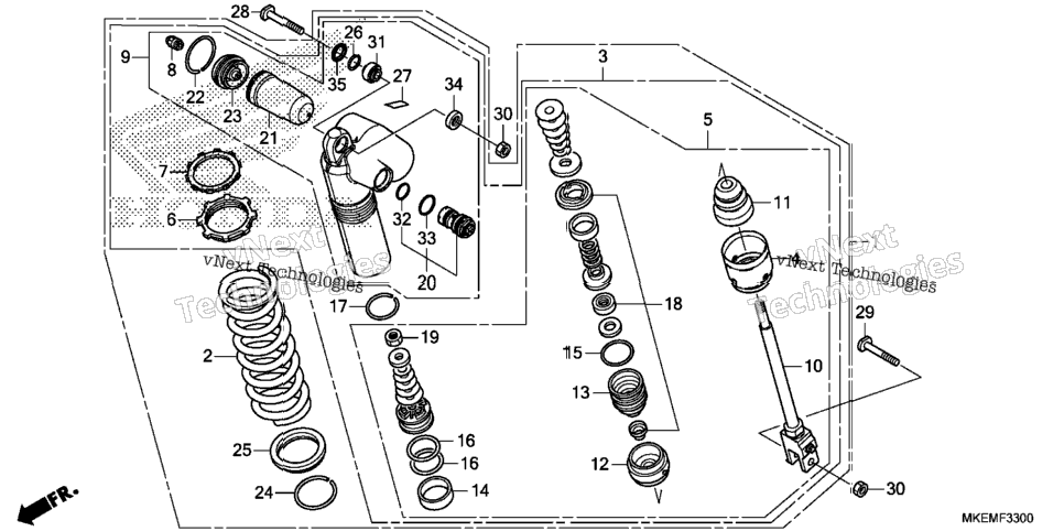 REAR SHOCK ABSORBER
