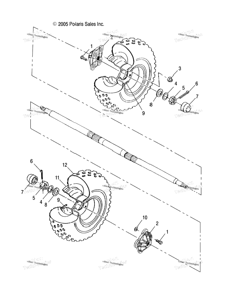 Wheel, Rear