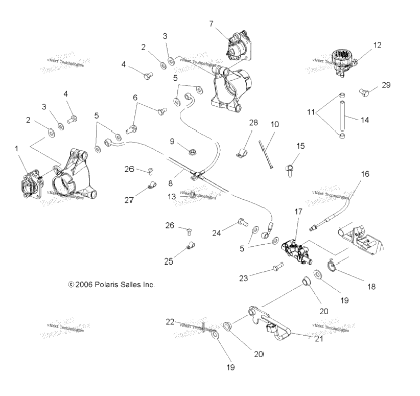 Brake, Rear & Foot Pedal