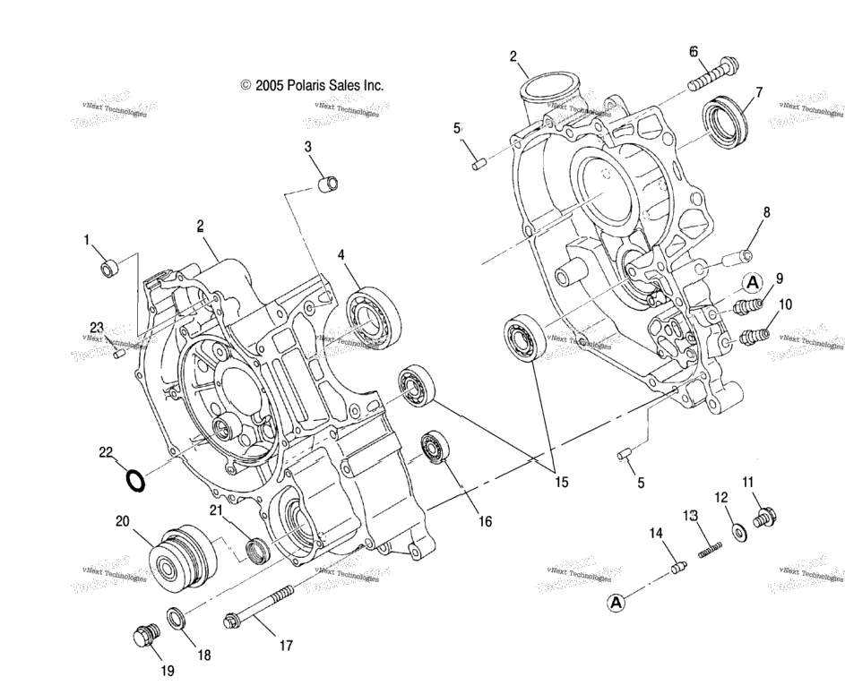 Engine, Crankcase