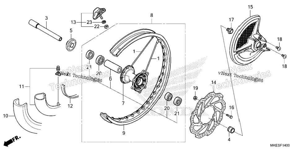 FRONT WHEEL