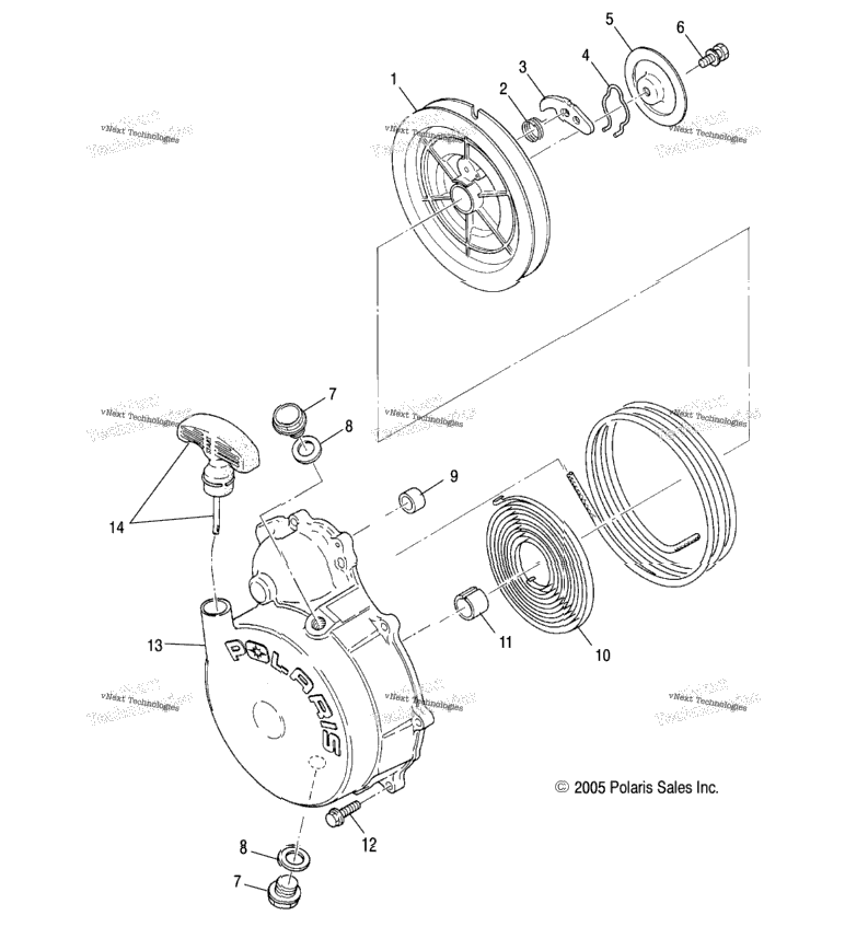 Engine, Recoil Starter