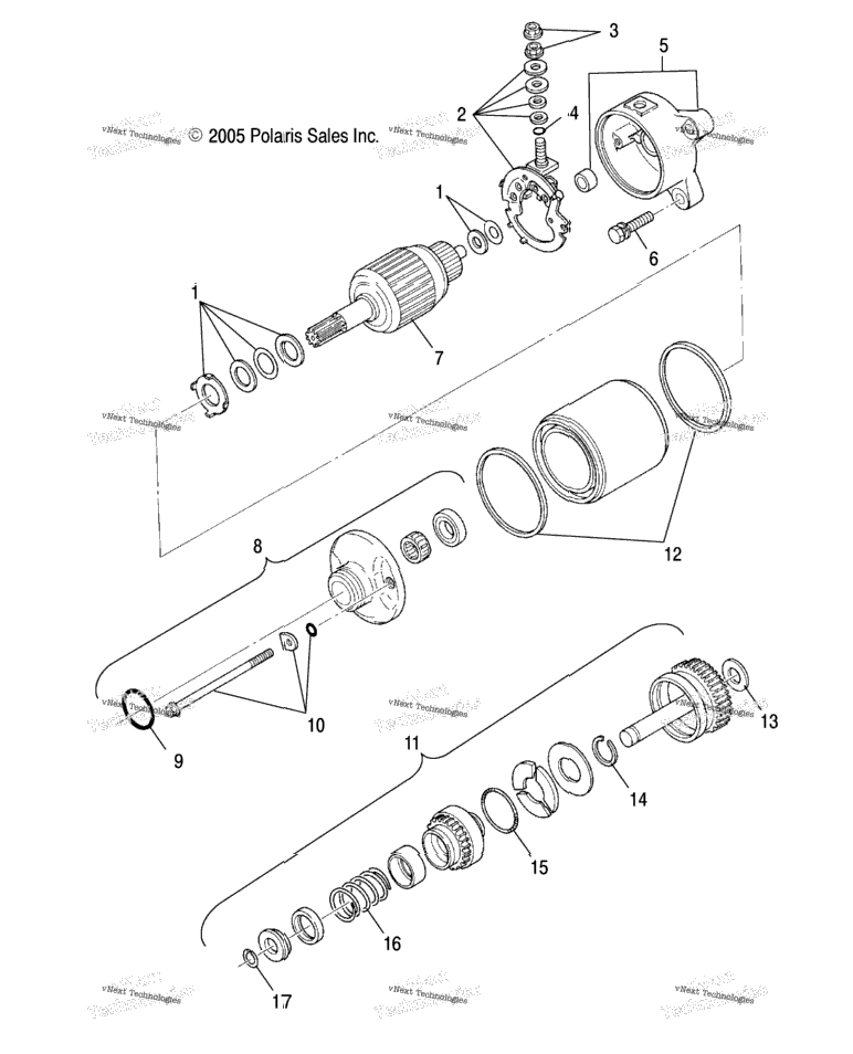 Engine, Starting Motor
