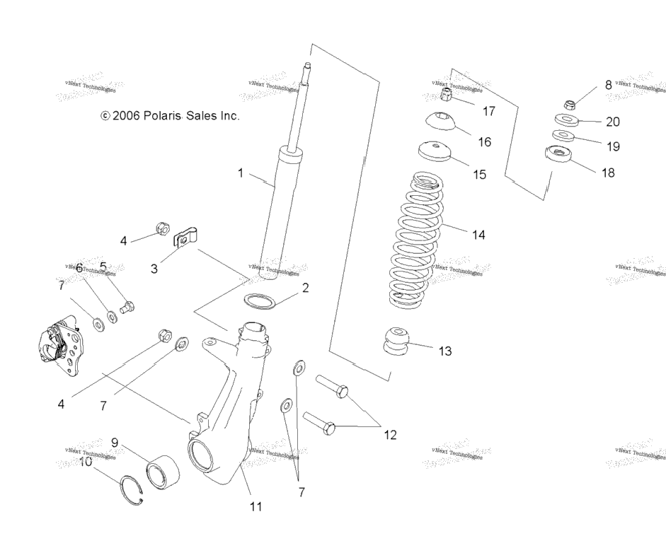 Suspension, Strut, Front