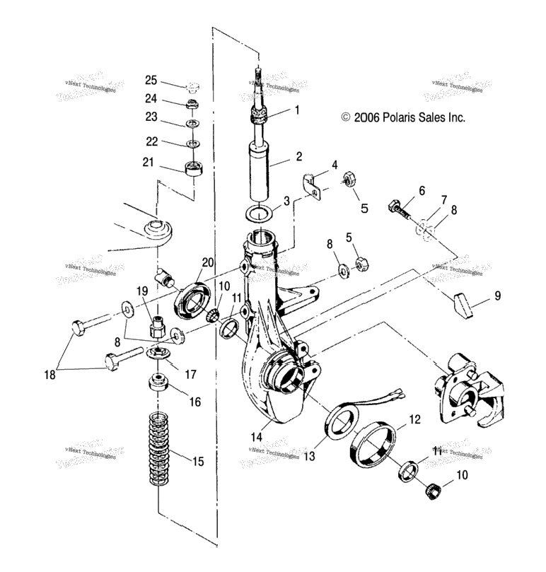 Suspension, Strut, Front