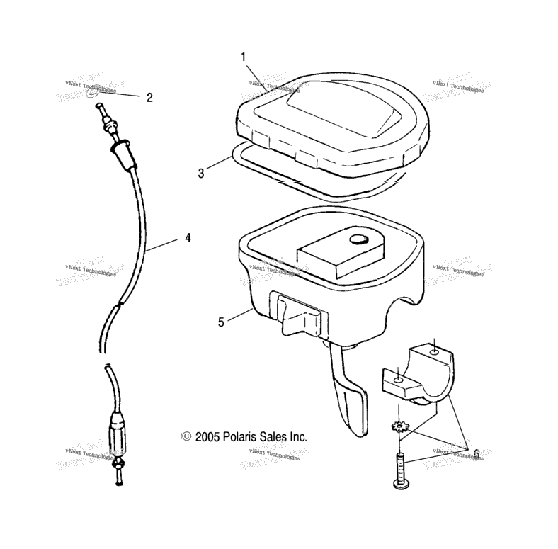Controls, Throttle Asm/Cable