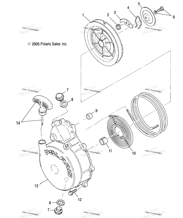 Engine, Recoil Starter