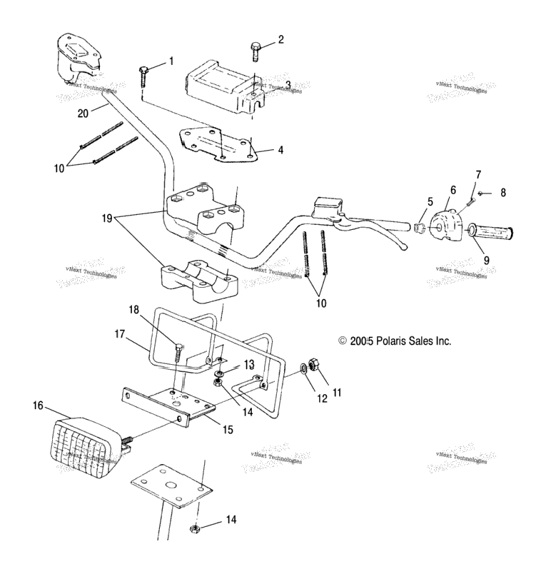 Handlebar/Headlight