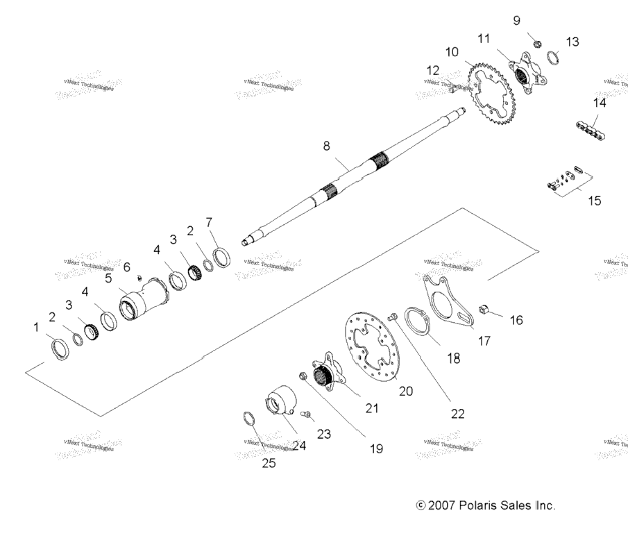 Axle, Rear & Housing