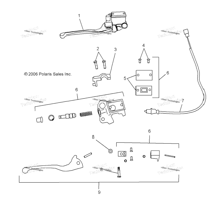Brake, Hand, Front