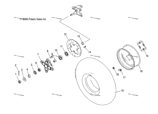 Wheel, Hub, Front & Wheel, Front