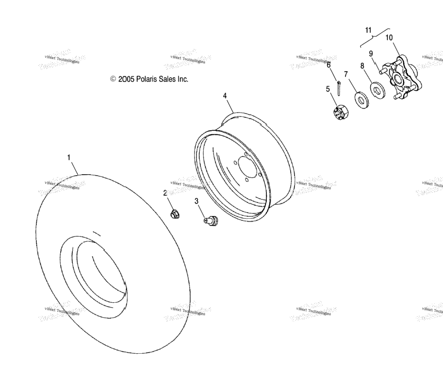 Wheel, Rear