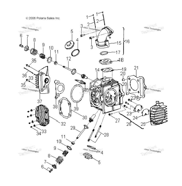 Engine, Cylinder Head