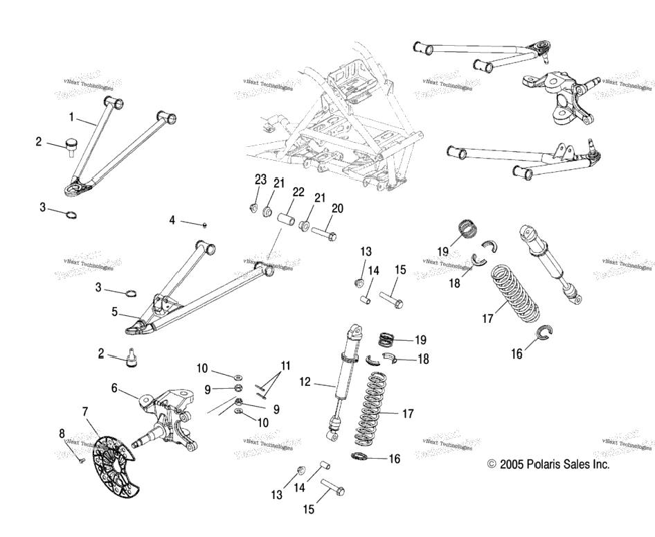 Suspension, Front