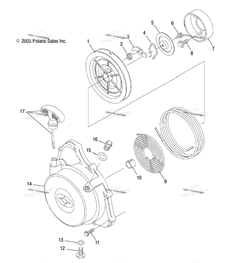 Engine, Recoil Starter