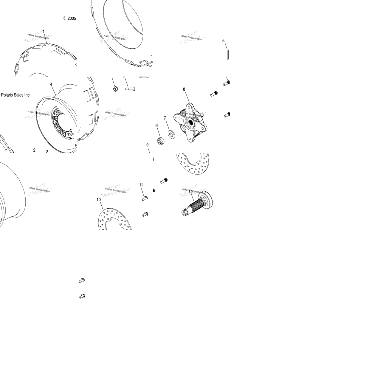 Wheel, Front & Hub, Front