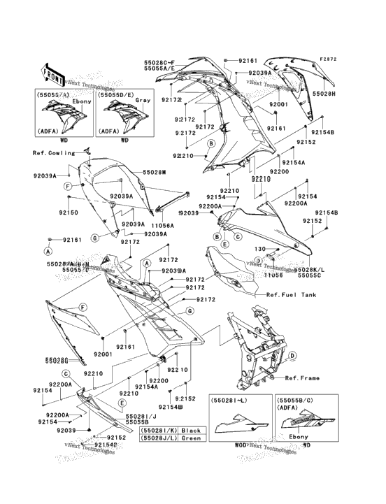 Cowling Lowers (Adf-Aef)
