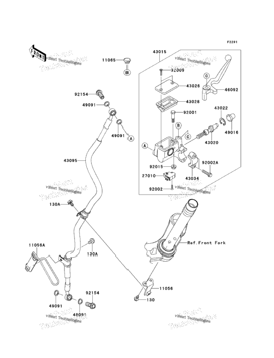Front Master Cylinder