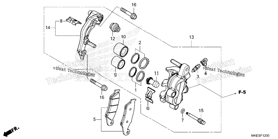 FRONT BRAKE CALIPER