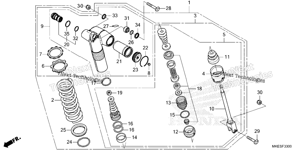 REAR SHOCK ABSORBER