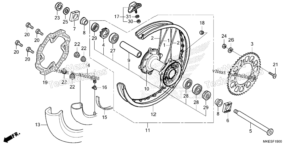 REAR WHEEL
